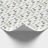 Under the Snowy Trees – Christmas Wrapping Paper Geschenkpapier (Ecke)