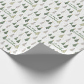 Under the Snowy Trees – Christmas Wrapping Paper Geschenkpapier (Ecke)