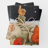 "Under the Stars" Gnomes von Jenny Nystrom Geschenkpapier Set (Beispiel)