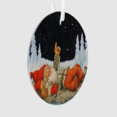 "Under the Stars" Gnomes von Jenny Nystrom Ornament (Vorderseite)
