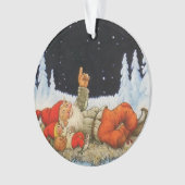 "Under the Stars" Gnomes von Jenny Nystrom Ornament (Vorderseite)