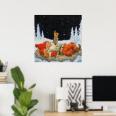 "Under the Stars" Gnomes von Jenny Nystrom Poster (Heimbüro)