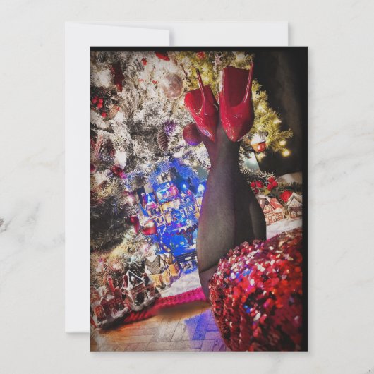 Under The Tree Feiertagskarte (Vorderseite)