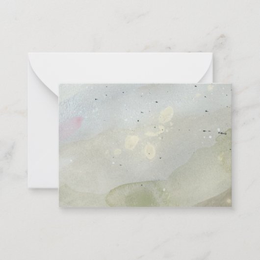 "Under the Waves": Original Abstrakte Note Card Mitteilungskarte (Vorderseite)