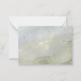 "Under the Waves": Original Abstrakte Note Card Mitteilungskarte