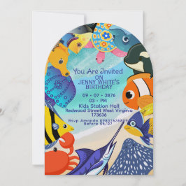 Under Water Themed | Fish Invitation Einladung