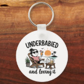 Underbabied und liebt es! schlüsselanhänger (Vorderseite)