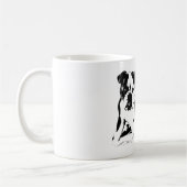Underbite Attitude, Bold B&W Kaffeetasse (Links)
