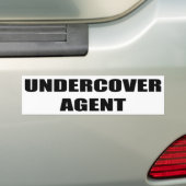 Undercover Agent Autoaufkleber (Auf Auto)