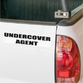 Undercover Agent Autoaufkleber (Auf Lkw)