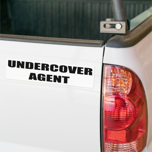 Undercover Agent Autoaufkleber (Auf Lkw)