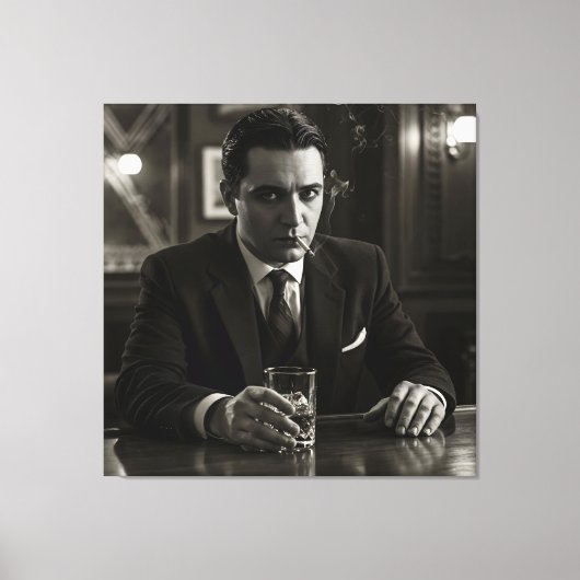 Undercover Detective, 1920s von Natasha Us Leinwanddruck (Vorderseite)