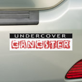 Undercover Gangster, lustiger Autoaufkleber (Auf Auto)
