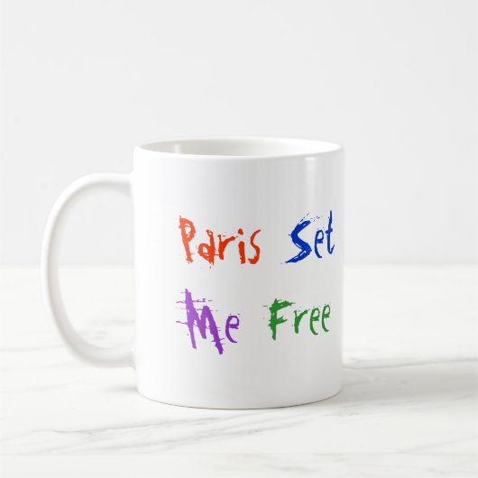 Undercover vom Licht - Paris Kaffeetasse (Links)