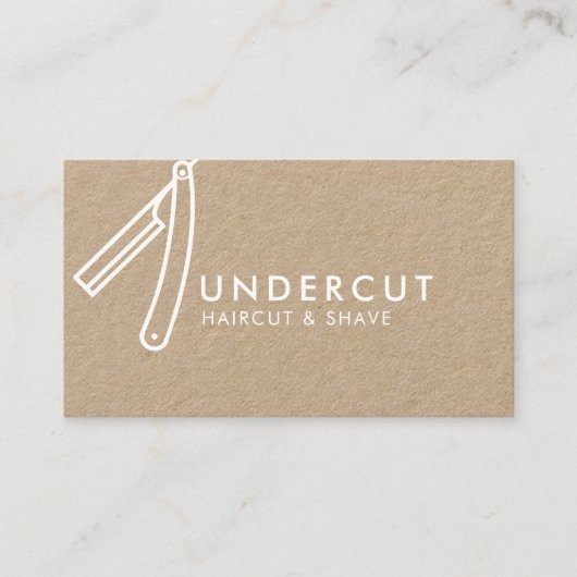 Undercut Visitenkarte (Vorderseite)