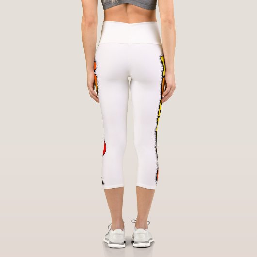 "Underdog Champion" Capri Leggings (Rückseite)