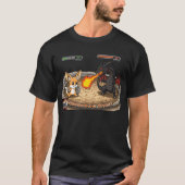 Underdog Quest Fennec Fox RPG Battle Dragon Chibi T-Shirt (Vorderseite)
