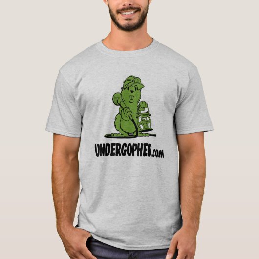 Undergopher Grau T-Shirt (Vorderseite)