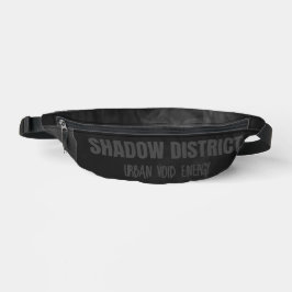 Underground Bag Unisex Shadow Black Bauchtasche