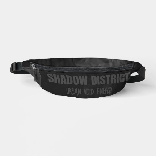 Underground Bag Unisex Shadow Black Bauchtasche (Vorderseite)