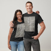 Underground Concrete Unisex Schwarzes T-Shirt  (Unisex)