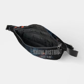 Underground Schwarze Dunkle Fanny Pack Tasche Stre (Offen)