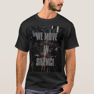 Underground Streetwear Unisex Schwarzes T-Shirt