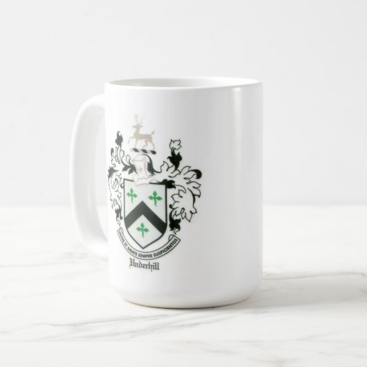 Underhill-Wappen Kaffeetasse (Vorderseite Links)