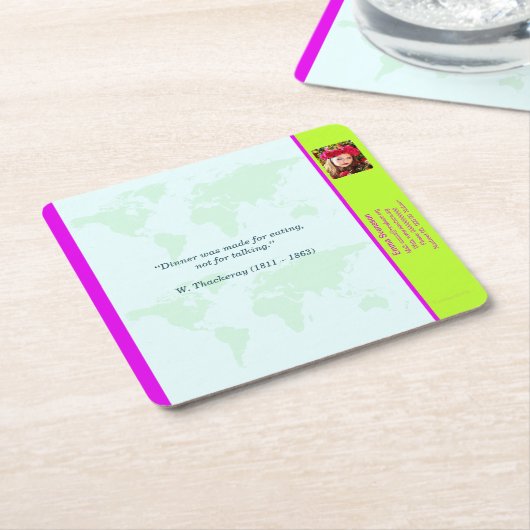 Underlägg — Connect, World Rechteckiger Pappuntersetzer (angewinkelt)