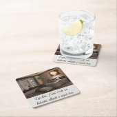 Underlägg — Eget bo Rechteckiger Pappuntersetzer (Vor Ort)