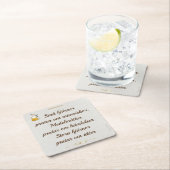 Underlägg — Hjärnor pratar Rechteckiger Pappuntersetzer (Vor Ort)