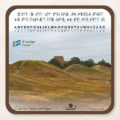 Underlägg — Kungshögarna Rechteckiger Pappuntersetzer (Vorderseite)