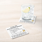 Underlägg — Ölsinne Rechteckiger Pappuntersetzer (Vor Ort)