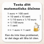 Underlägg — Ölsinne Rechteckiger Pappuntersetzer (Vorderseite)