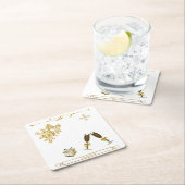 Underlägg — Party Rechteckiger Pappuntersetzer (Vor Ort)