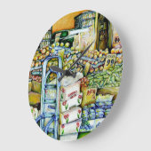 Undermining Artistic Gentrification Große Wanduhr (Winkel)