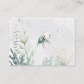 Undersea Enclosure Card Begleitkarte (Rückseite)