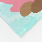 Undersea Mermaid Personalisiert Fleece Baby Blanke (Ecke)