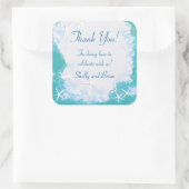 Undersea Stars Vielen Dank für Ihr Interesse an La Quadratischer Aufkleber (Tasche)