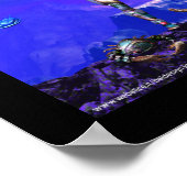 UNDERSEE/Krebs Zodiac Geburtstagszeichen Poster (Ecke)