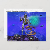 UNDERSEE/Krebs Zodiac Geburtstagszeichen Postkarte (Vorne/Hinten)