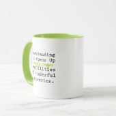 Understanding Math Endless Possibilities World Tasse (Vorderseite Links)