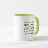 Understanding Math Endless Possibilities World Tasse (VorderseiteRechts)