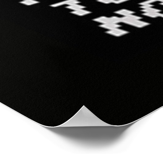 Undertale Napstablook wahrlich, nicht Gefühl darau Poster (Ecke)