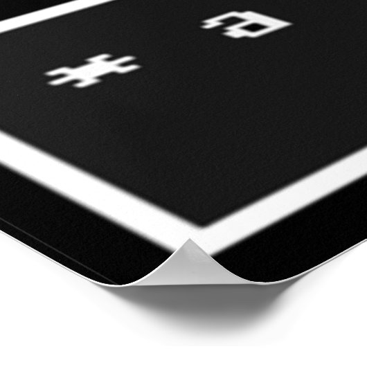 Undertale - Sans Skeleton - Undertale Poster (Ecke)