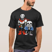 Undertale - Sans und Papyrus T-Shirt (Vorderseite)
