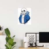 Undertale Sans Vector Poster (Heimbüro)