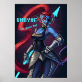 Undertale Undyne Poster (Vorne)
