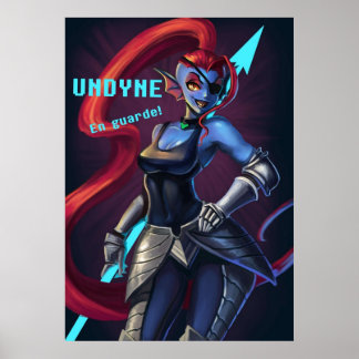 Undertale Undyne Poster