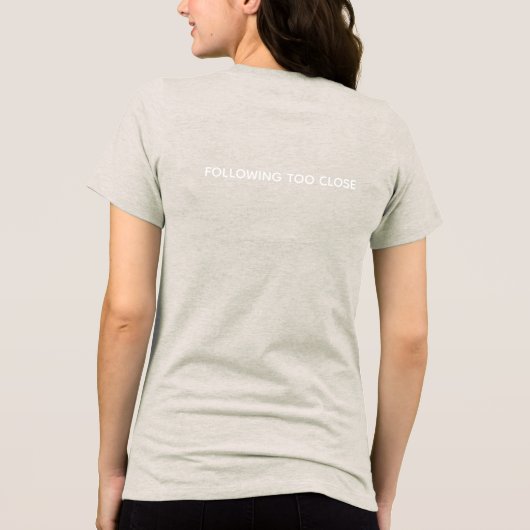 Undertoad-T-Shirt Tri-Blend Shirt (Rückseite)